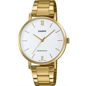 שעון נשים קסיו מוזהב Casio LTP-VT01G-7BUDF – צבע לבן