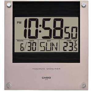 שעון קיר/שולחני דיגיטלי Casio ID-11S-1DF אפור