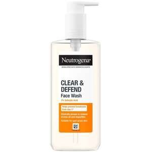 Neutrogena Clear & Defend – תרחיץ פנים יומי 200 מ״ל
