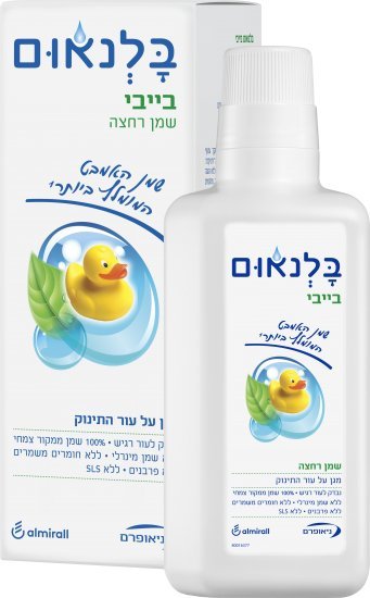 שמן רחצה עדין לתינוק – 500 מ״ל