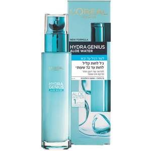 לוריאל – ג׳ל לחות Hydra Genius לעור רגיל־יבש 70 מ״ל
