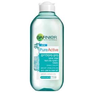 גרנייה – מי פנים מיסלרים Pure Active לעור מעורב־שמן 400 מ״ל