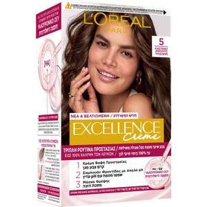 לוריאל אקסלנס – צבע שיער 5 חום בהיר