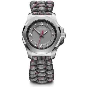Victorinox INOX V נשים רצועת Paracord אפור כסוף