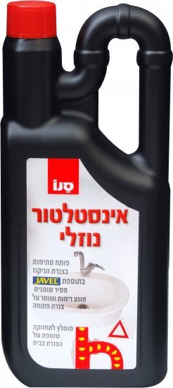 פותח סתימות אינסטלטור נוזלי סנו – 1 ליטר