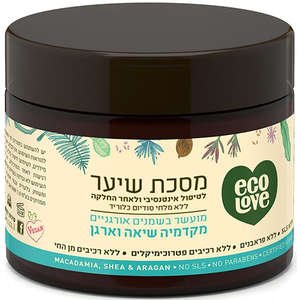 אקו לאב – מסכה טיפולית אחרי החלקה ללא מלחים 350 מ״ל