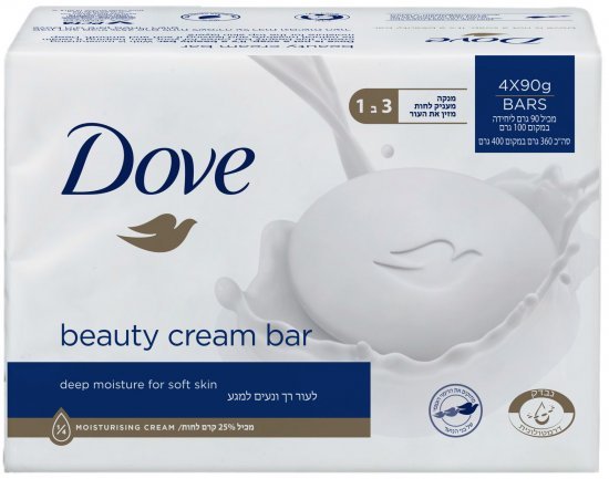 אל סבון מוצק קלאסי דאב – 4 יחידות