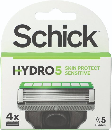 סכיני גילוח הידרו 5 שיק – 4 סכינים