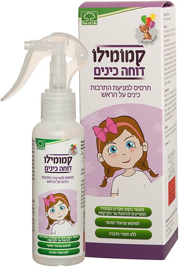 קמומילו דוחה כינים Tree Of Life – 120 מ״ל