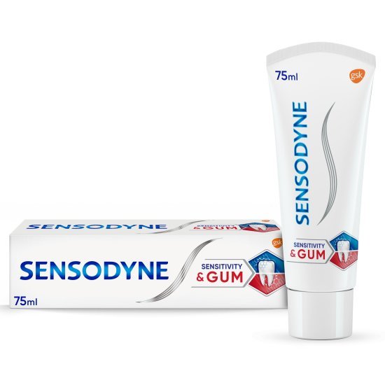 משחת שיניים לשיניים רגישות וחניכיים סנסודיין – 75 מ״ל