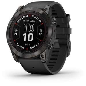 שעון Garmin fenix 7X Pro Sapphire Solar 51mm אפור קרבון