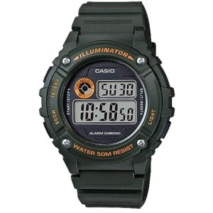 שעון דיגיטלי Casio W-216H-3BVDF – ירוק כהה