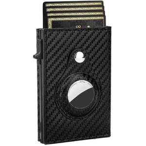 Camel Mountain SSL AirTag Popup ארנק שחור קרבון