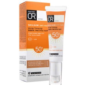 דוקטור או.אר – קרם הגנה Sun & Glow SPF50 עם גוון Medium 30 מ״ל