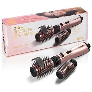 קורטקס ביוטי – מברשת פן חשמלית מסתובבת 1000W רוז גולד