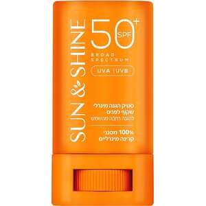 סאן אנד שיין – סטיק הגנה מינרלי שקוף SPF50+ 15 גרם