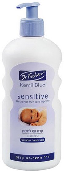 תחליב גוף לתינוק קמיל בלו סנסיטיב ד״ר פישר – 500 מ״ל