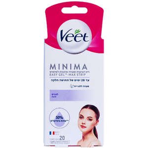 וויט – רצועות שעווה לפנים Minima (20 יח׳)