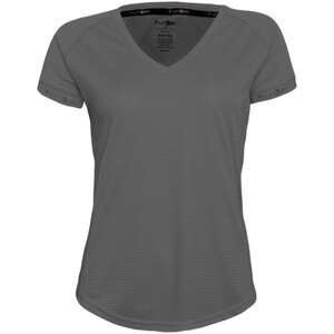 חולצת ריצה לנשים Funkier RNJ688 L אפור כהה