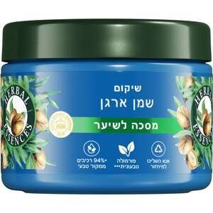 הרבל אסנסס – מסכת שיער שיקום עם שמן ארגן 500 מ״ל