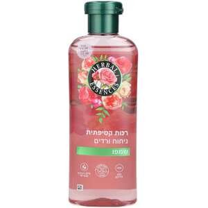 הרבל אסנסז – שמפו רכות קטיפתית בניחוח ורדים 350 מ״ל