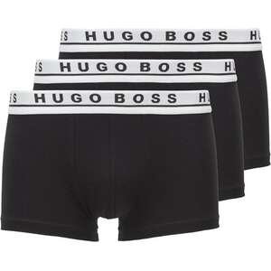 מארז 3 בוקסר לגברים Hugo Boss S שחור