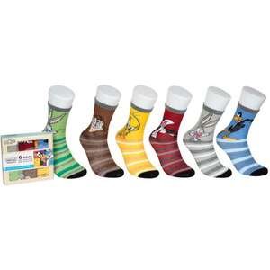 מארז 6 גרביים ילדים Pulliez לוני טונס