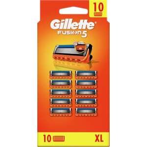 Gillette Fusion 5 – 10 סכיני גילוח לגברים