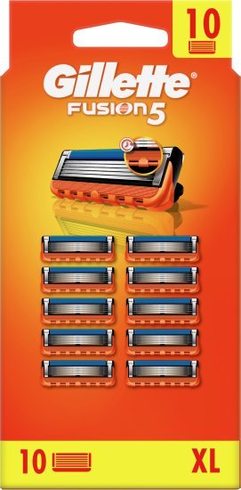 סכיני גילוח לגברים ג׳ילט פיוז׳ן 5 – 10 סכינים