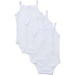 מארז 3 בגדי גוף ספגטי Lorens 18-24 חודשים לבן