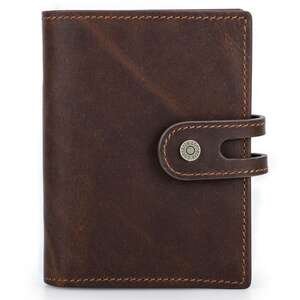 ארנק The Uprising Advanced – עור RFID עם מקום ל-AirTag – חום