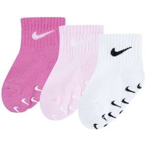 מארז 3 גרבי ריב Nike תינוקות 6-12 חודשים ורוד