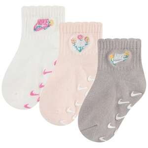 מארז 3 גרבי ריב Nike תינוקות 6-12 חודשים פרחוני