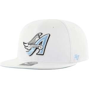 כובע מצחייה שטוח LA Angels 47Brand לבן