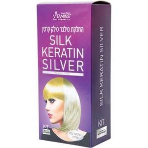 ויטמינס סילק קרטין – החלקת שיער ביתית לבלונד וצבוע