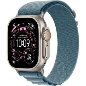 Apple Watch Ultra 3 49mm GPS+Cellular – Natural Titanium / Alpine Light Blue Large