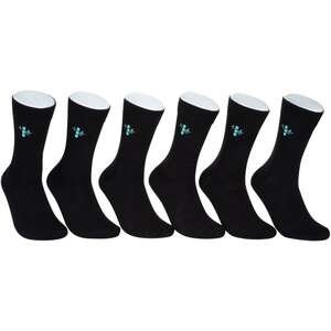 מארז 6 גרבי במבוק Pulliez One Size שחור