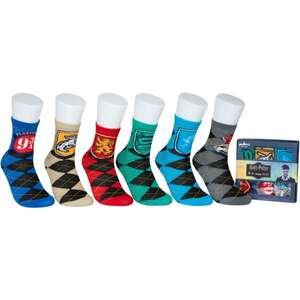 מארז 6 גרבי Pulliez הארי פוטר סמלים 35–45