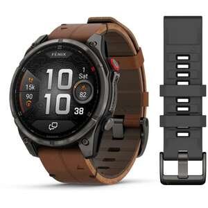 Garmin Fenix 8 Pro AMOLED Sapphire 47mm טיטניום DLC אפור