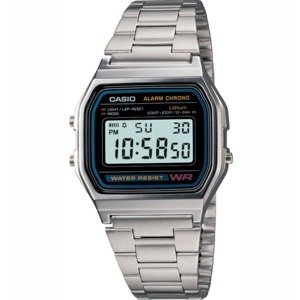 Casio A158WA1DF דיגיטלי וינטג' – כסוף/שחור