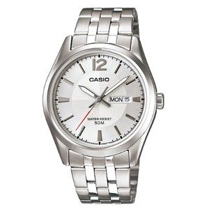 Casio MTP1335D7AVDF אנלוגי לגברים כסוף