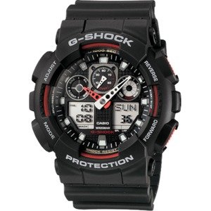 Casio G-Shock GA-100-1A4DR שחור אדום