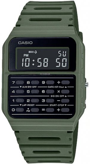 שעון יד דיגיטלי עם מחשבון Casio CA-53WF-3BDF - צבע ירוק