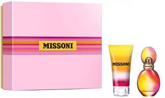 מארז בושם לאישה 30 מ''ל Missoni By Missoni או דה טואלט E.D.T + תחליב רחצה 50 מ''ל