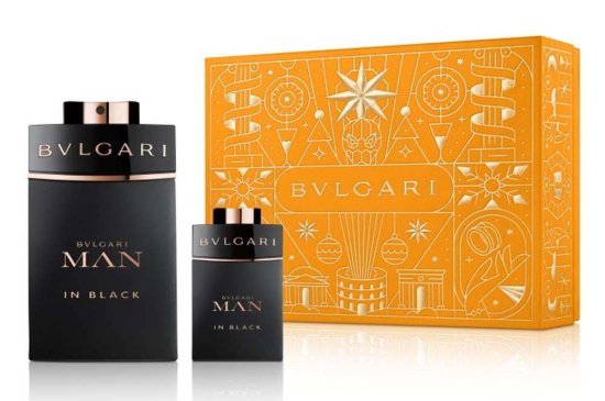 מארז בושם לגבר 100 מ''ל Bvlgari Man In Black + בושם 15 מ''ל או דה פרפיום E.D.P