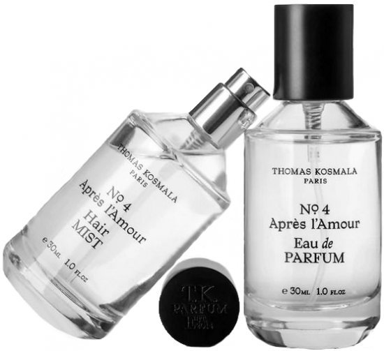 מארז בושם יוניסקס 30 מ''ל Thomas Kosmala No.4 Apres L'Amour או דה פרפיום E.D.P + תרסיס מבושם לשיער לאישה 30 מ''ל