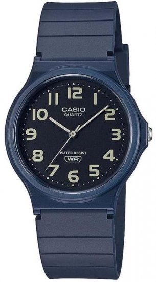 שעון יד אנלוגי רצועת סיליקון Casio MQ-24UC-2BDF - צבע כחול