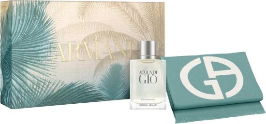 מארז בושם לגבר 100 מ''ל Giorgio Armani Acqua Di Gio או דה טואלט E.D.T + מגבת