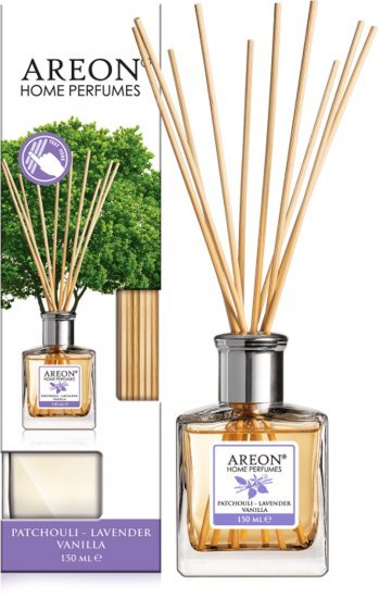 מפיץ ריח דגם Home Perfume בניחוח Patchouli Lavender Vanilla מבית areon - נפח 150 מ''ל