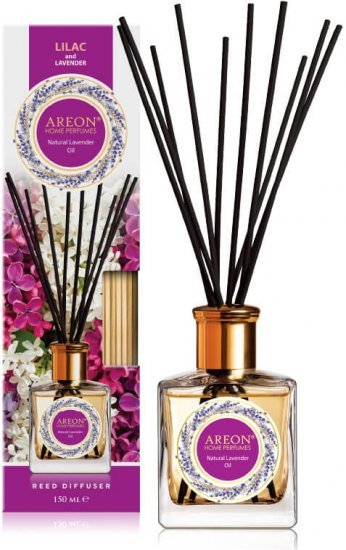 מפיץ ריח דגם Natural Lavender Oil בניחוח Lilac מבית areon - נפח 150 מ''ל